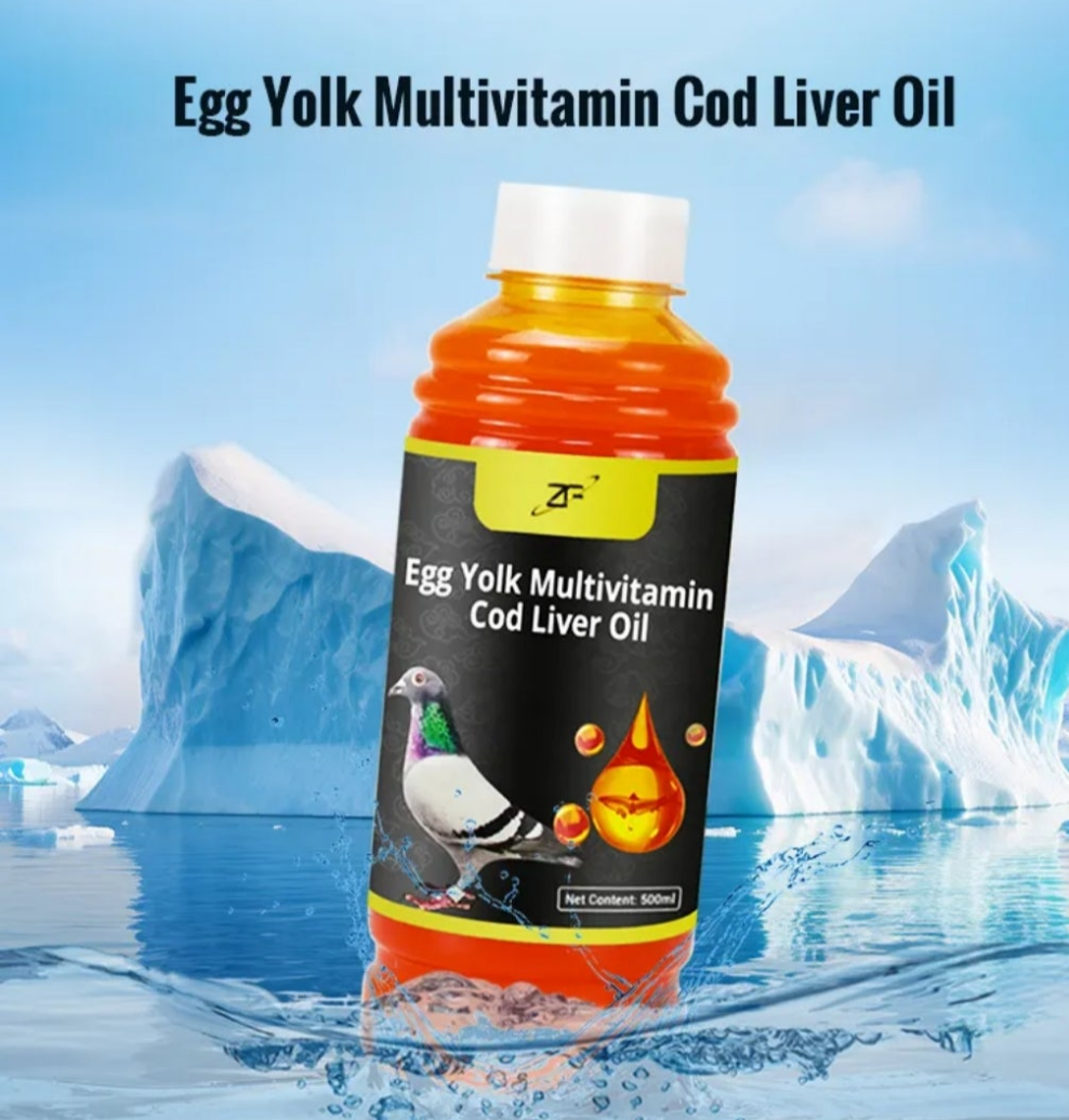 Multi vitamins Cod liver oil 500ml Deep Sea Fish Liver Oil Pigeon Vitamins
Pigeon Medicine Pigeon Supplements